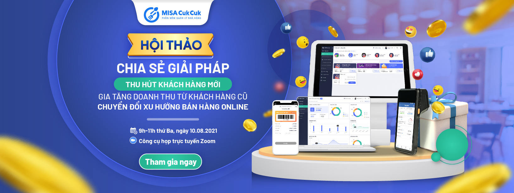 Khóa học bán hàng qua hội thảo